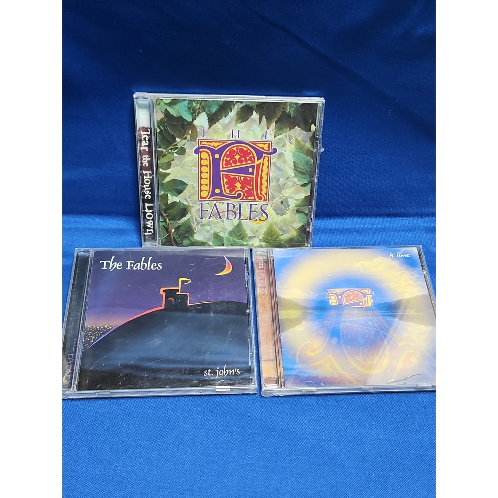 3 The Fables CD Lot Tear The House Down St John's A Time Canada Folk Country